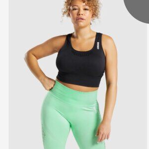 Gymshark Energy+ Seamless Crop Top - Black